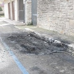 Fiamme nella notte: brucia una Fiat Panda