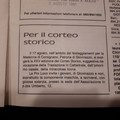 Corteo Storico, partite le iscrizioni. L'appello della Pro Loco: «Abbiamo bisogno di figuranti maschili»