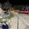 Fuoco in località Trincea: in fumo cataste di legno in un parcheggio