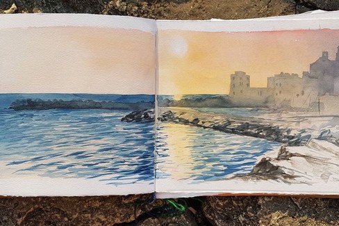 Un dipinto per carnet di Romina Illuzzi