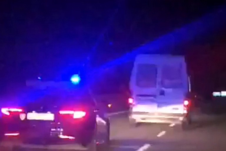 L'inseguimento dei Carabinieri