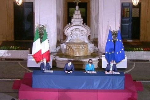 La conferenza stampa