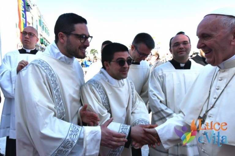 Don Dario e don Antonio col Papa