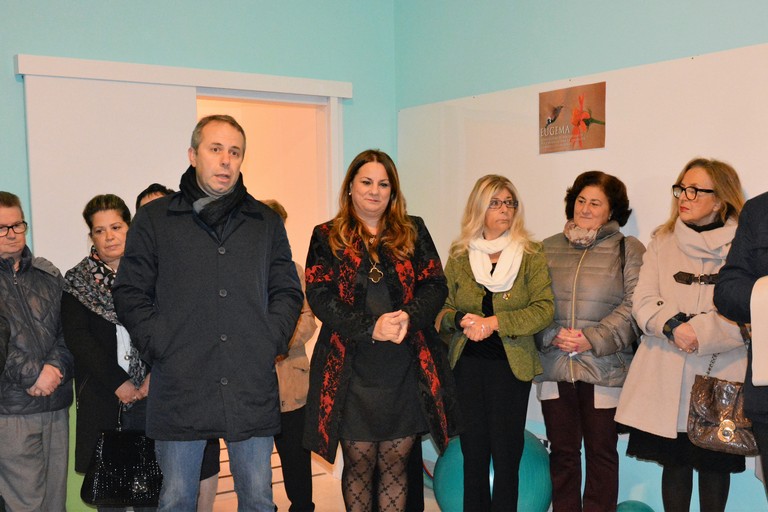 Un momento dell'inaugurazione