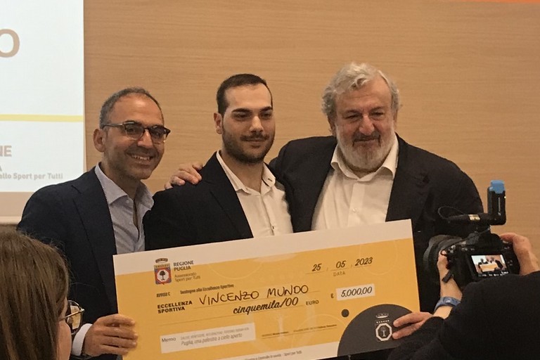 Vincenzo Mundo eccellenza sportiva di Puglia