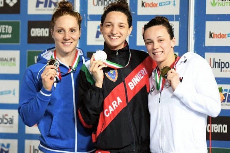 Elena Di Liddo sul podio di Riccione. <span>Foto Netium Giovinazzo</span>