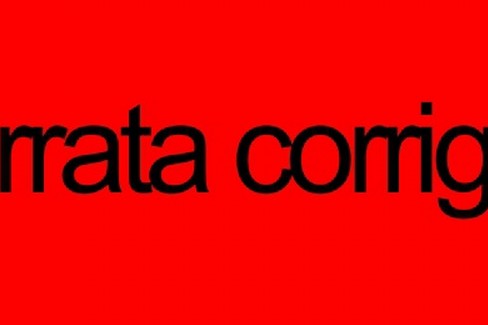 Errata corrige