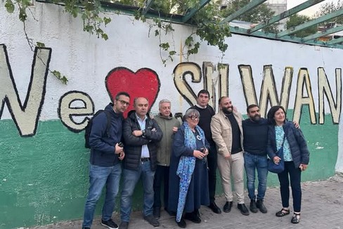 La delegazione di AVS in Palestina
