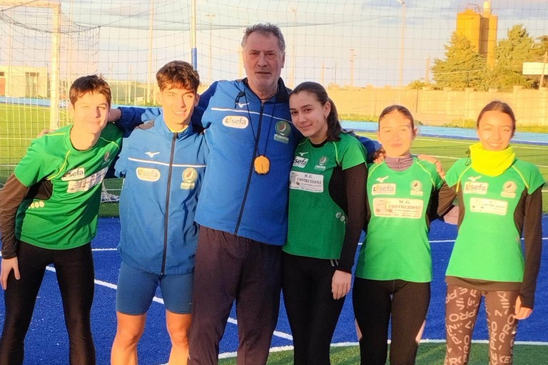 Gli atleti della Fiamma Giovinazzo