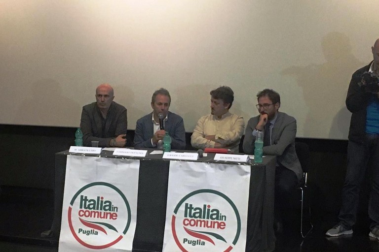 Depalma durante il suo intervento. <span>Foto Uff. Stampa Italia in Comune</span>