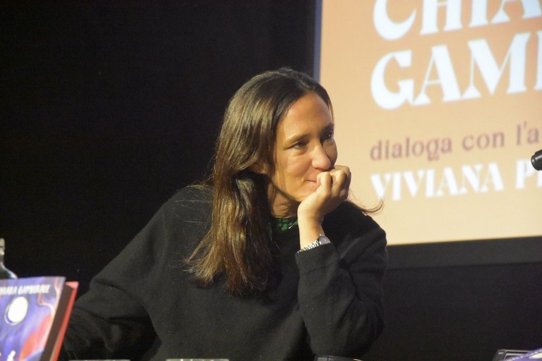 Chiara Gamberale alle Vecchie Segherie Mastrototaro di Bisceglie. <span>Foto Luca Ferrante</span>