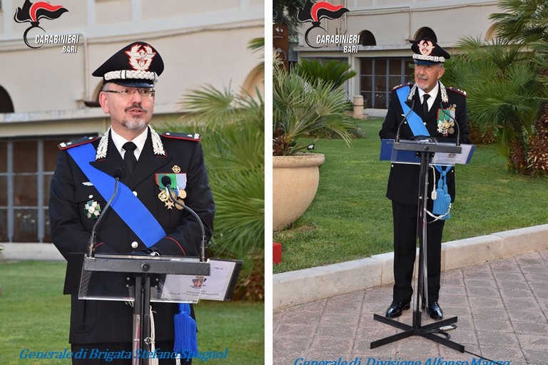 Il generale Spagnol e il generale Manzo