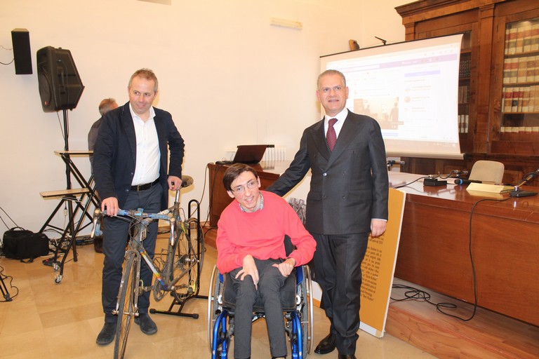 Depalma e Giancaspro con Luca Mongelli. <span>Foto Gianluca Battista</span>