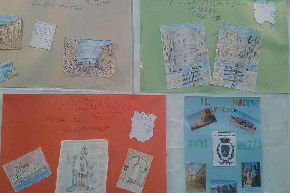 Alcuni elaborati esposti in San Felice. <span>Foto Gabriella Serrone</span>