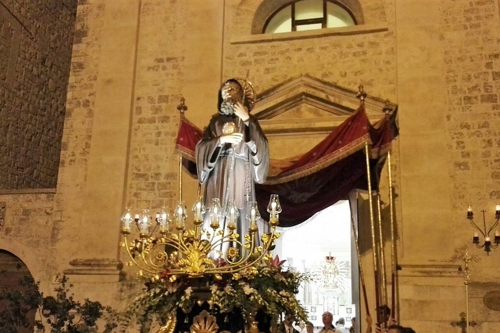 Il rientro a San Giovanni Battista. <span>Foto Giuseppe Dalbis</span>