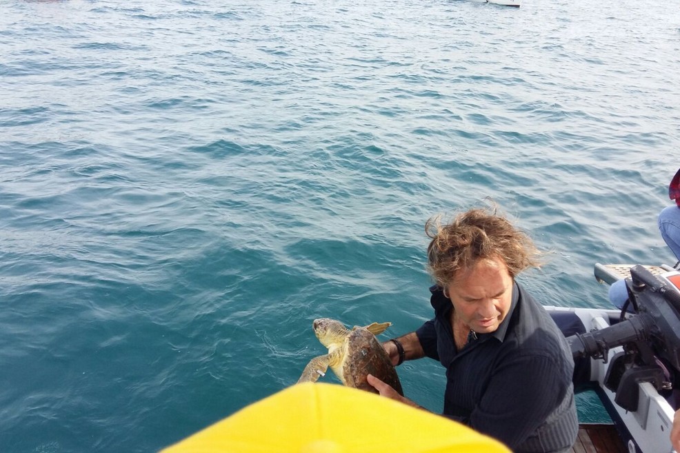Il momento della liberazione. <span>Foto Marzia Morva</span>