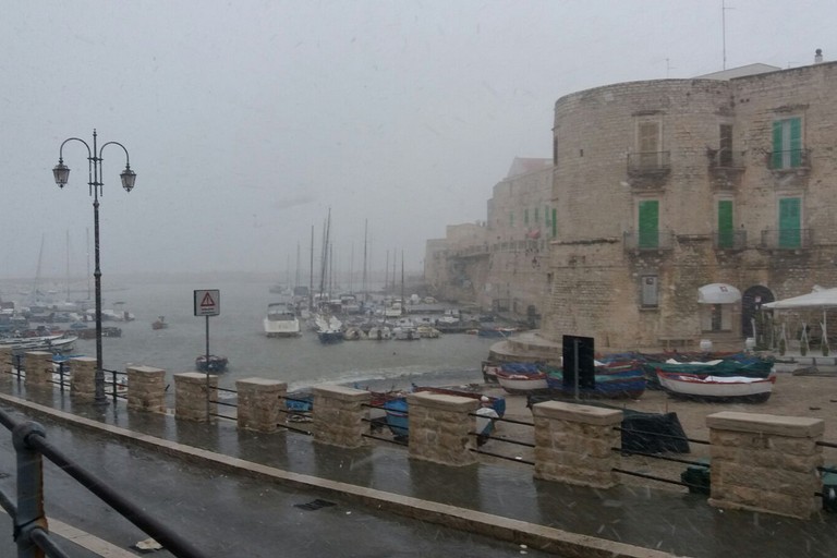 Neve in Cala Porto