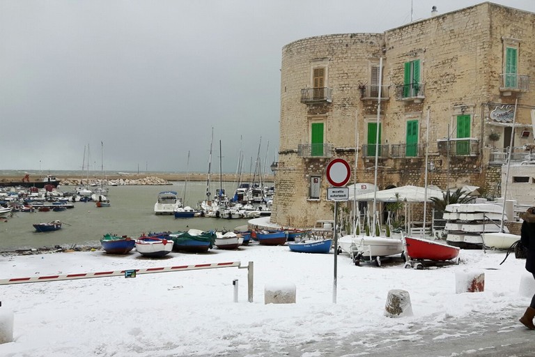 Neve in Cala Porto