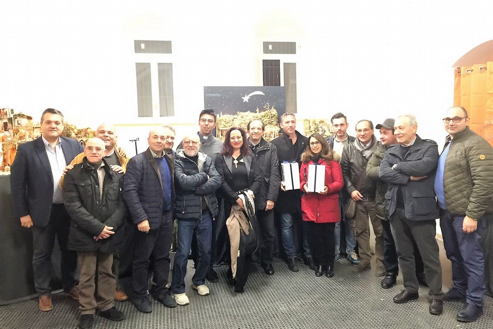 Foto di gruppo alla Cittadella della Cultura. <span>Foto Marzia Morva</span>