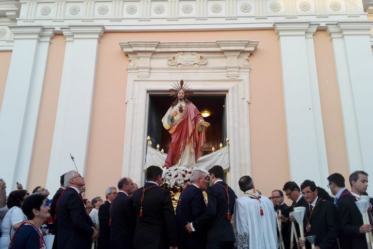 L'uscita da Sant'Agostino. <span>Foto Giuseppe Dalbis</span>