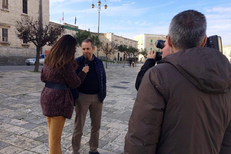 La Vita in Diretta intervista il Sindaco. <span>Foto Uff. Stampa Comune </span>