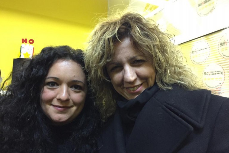 Francesca Galizia con Barbara Lezzi