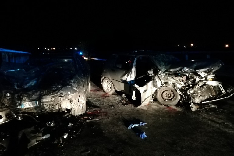 L'incidente stradale avvenuto sulla strada provinciale 88