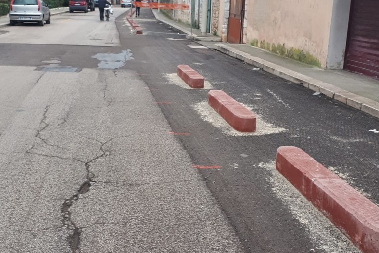 Il passaggio in via Devenuto. <span>Foto PVA</span>