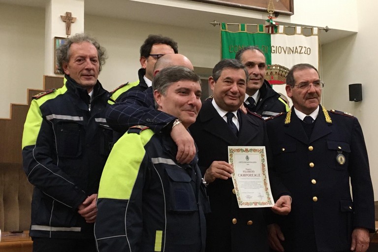 Filomeno Camporeale con i suoi colleghi