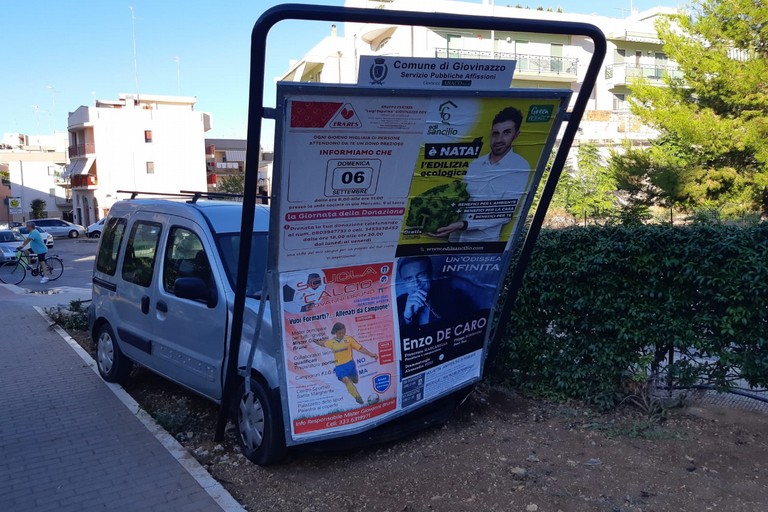 L'incidente stradale avvenuto in via Bitonto