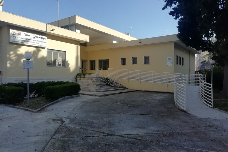 La sede del centro sociale per diversamente abili San Giuseppe