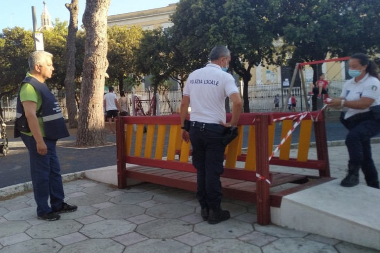 La giostrina interdetta dalla Polizia Locale