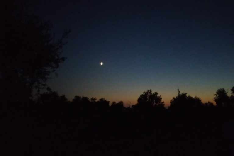 Osservazione stelle e pianeti dal Dolmen. <span>Foto Gabriella Serrone</span>
