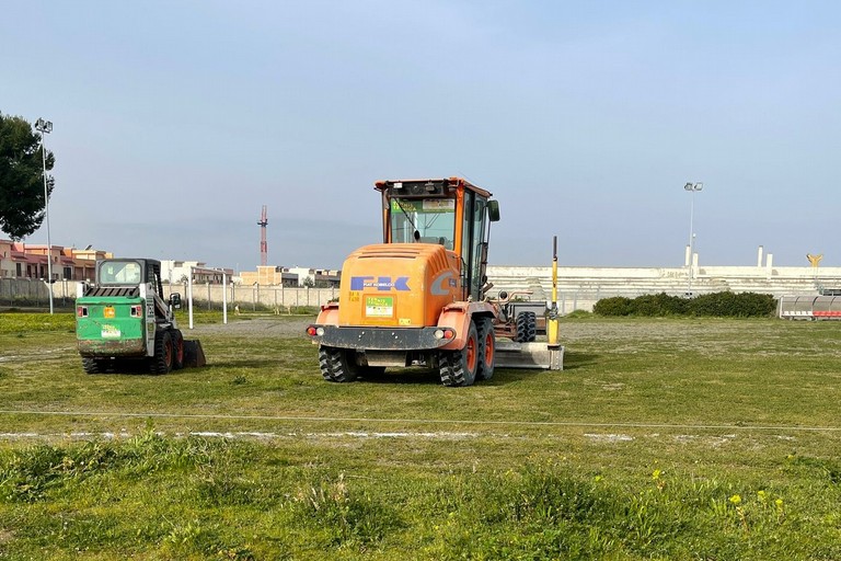 Campo sportivo Giovinazzo - cantiere