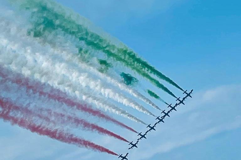 Frecce Tricolori a Giovinazzo. <span>Foto Marzia Morva</span>