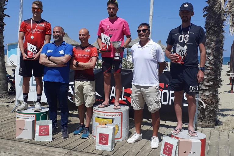 Michele Marco Viscoso vince il Triathlon della Disfida a suon di record