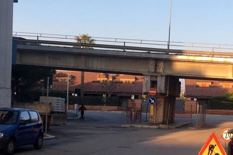 Lavori al cavalcaferrovia