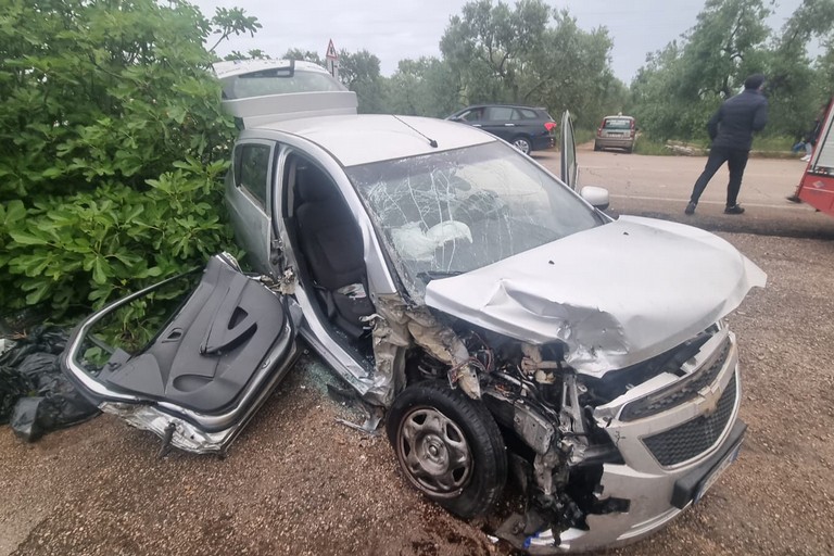 L'incidente stradale avvenuto sulla strada provinciale 88