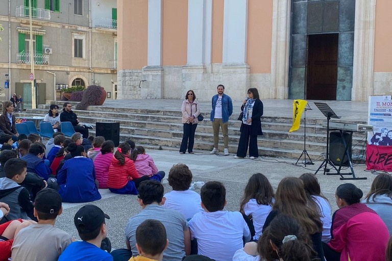 Libera Giovinazzo in memoria delle vittime di mafia. <span>Foto Libera Giovinazzo </span>
