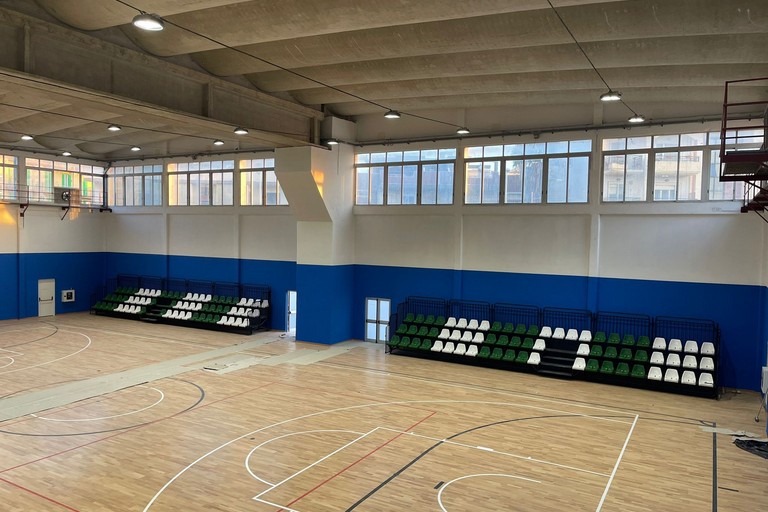 Il nuovo PalaPalmiotto. <span>Foto Assessorato Lavori Pubblici </span>