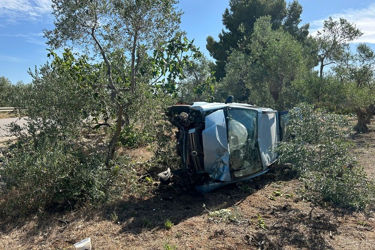 L'incidente stradale avvenuto sulla strada provinciale 107