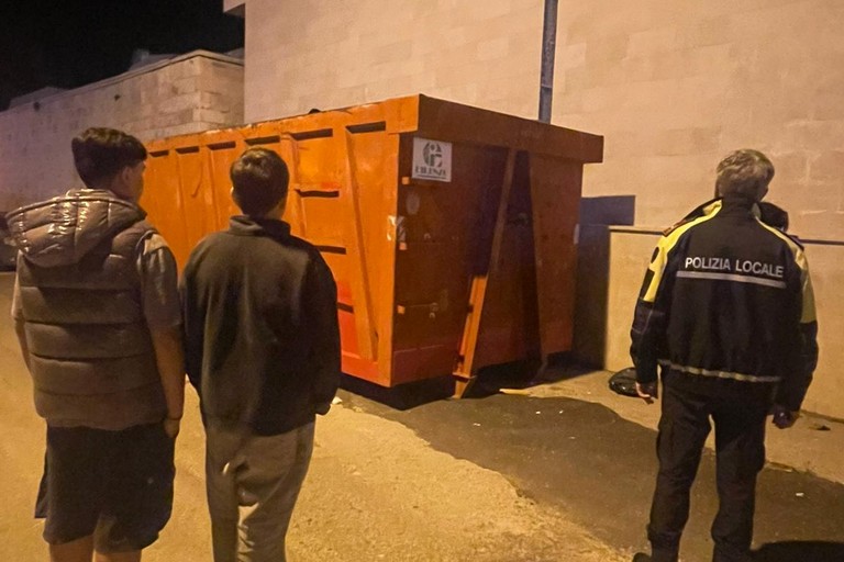 L'intervento della Polizia Locale