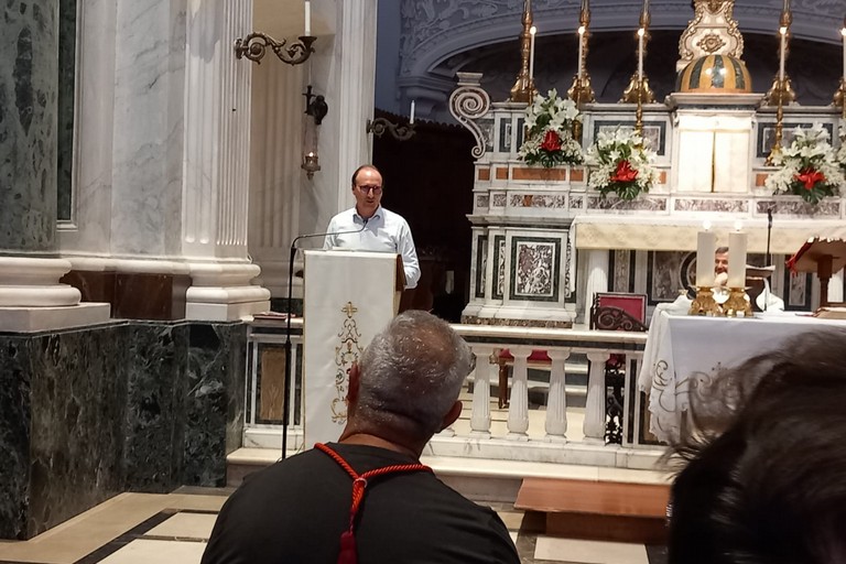 Vito Renna premiato a Sant'Agostino. <span>Foto Ass. Sacro Cuore di Gesù</span>