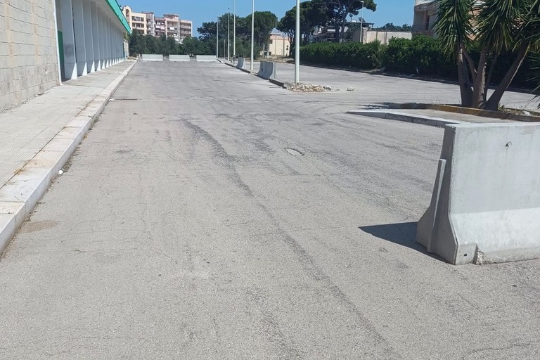 Parcheggio campo sportivo. <span>Foto Comune di Giovinazzo</span>