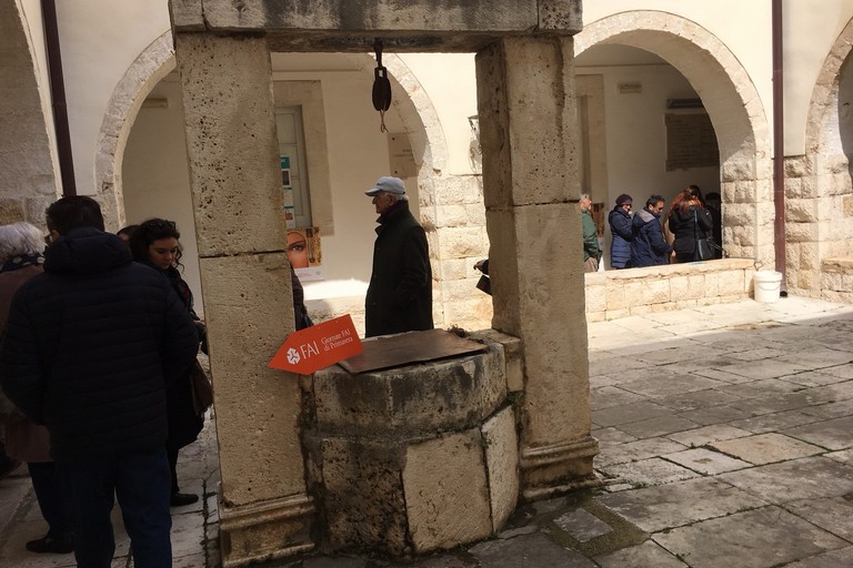 Il chiostro dell'ex convento