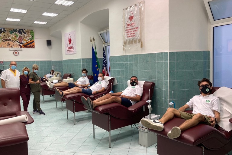 Donazione sangue per l'AFP Giovinazzo. <span>Foto Marzia Morva</span>