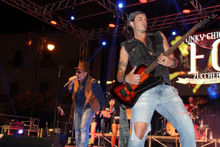 Delfo e i Funky Chicken a Giovinazzo. <span>Foto Gianluca Battista</span>