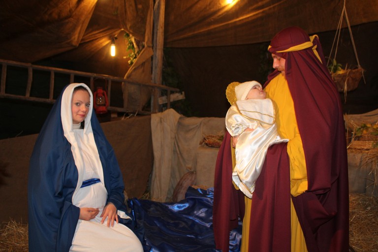 La Sacra Famiglia. <span>Foto Gianluca Battista</span>