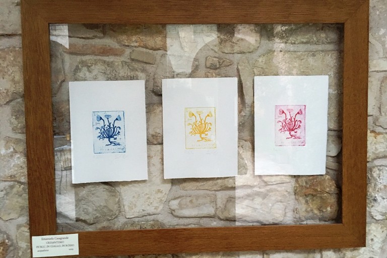Alcune opere esposte. <span>Foto Marzia Morva</span>