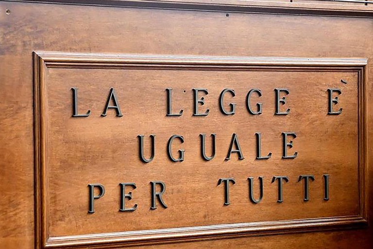 Un'aula del Tribunale